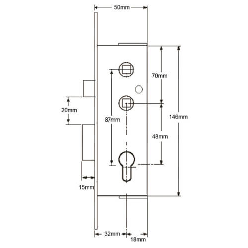 ABT Gibbons Monalock Copy Multipoint Gearbox Without Snib For UPVC Doors - Lift Lever or Double Spindle - Image 2