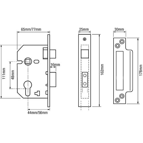 Era 226 Profit Euro Mortice Sashlock - Image 2