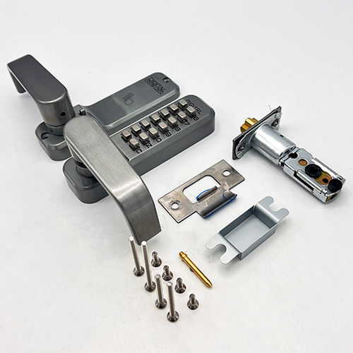 Lockey 2835 Tubular Mortice Latch Lever Handle Digital Lock With Holdback and Free Passage - Image 2