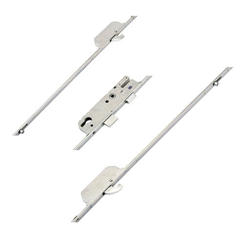 GU Europa Latch Deadbolt 2 Hooks 2 Rollers Split Spindle Multipoint Door Lock