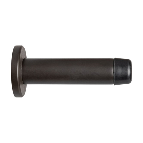Carlisle Brass AA21MBRZ Cylinder Pattern Door Stop with Rose (LEAD TIME: 2-3 DAYS)