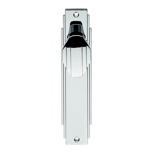 Carlisle Brass ADR022CP Art Deco Knob On Latch Backplate (LEAD TIME: 2-3 DAYS)
