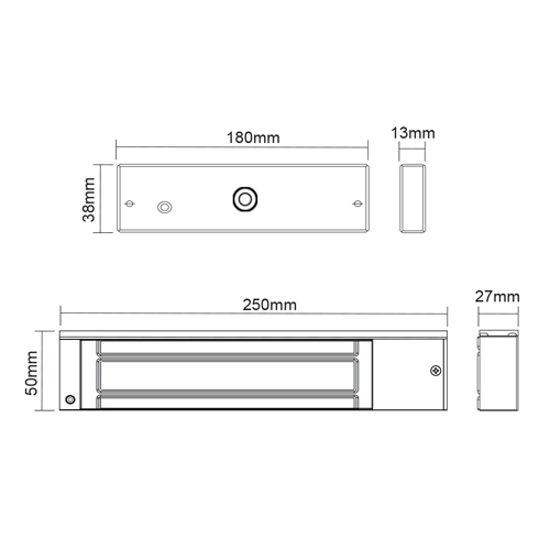 CQR AEM20001 EM | Slimline | Single | Un-Monitored (LEAD TIME: 2-3 DAYS) - Image 2