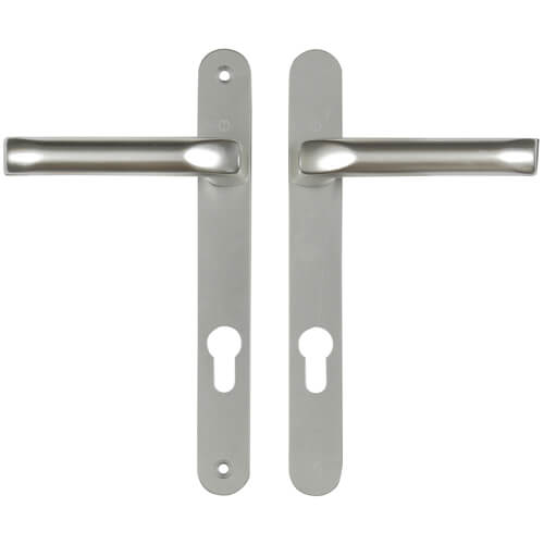 Hoppe Tokyo Lever Lever UPVC Multipoint Door Handles - 92mm PZ Unsprung 203mm Screw Centres - Image 2