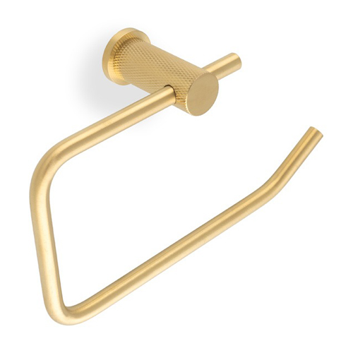 Alexander & Wilks AW450SBPVD Brunel Diamond Knurled Toilet Roll Holder (LEAD TIME: 2-3 DAYS)