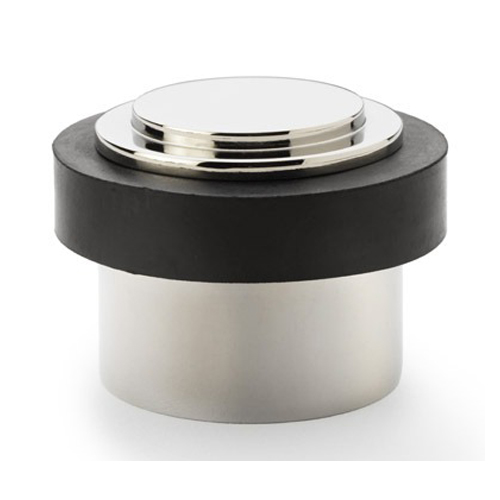 Alexander & Wilks AW603PNPVD Plain Floor Mounted Door Stop - Polished Nickel PVD (LEAD TIME: 2-3 DAYS)