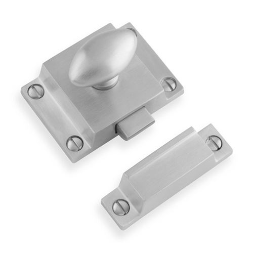 Alexander & Wilks AW730SC Cupboard Latch - Satin Chrome (LEAD TIME: 2-3 DAYS)