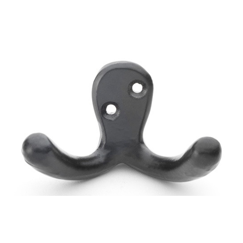 Alexander & Wilks AW773BL Victorian Double Robe Hook Black (LEAD TIME: 2-3 DAYS)