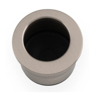 Alexander & Wilks AW992SN Round Sliding Door Finger Edge Pull (LEAD TIME: 2-3 DAYS)