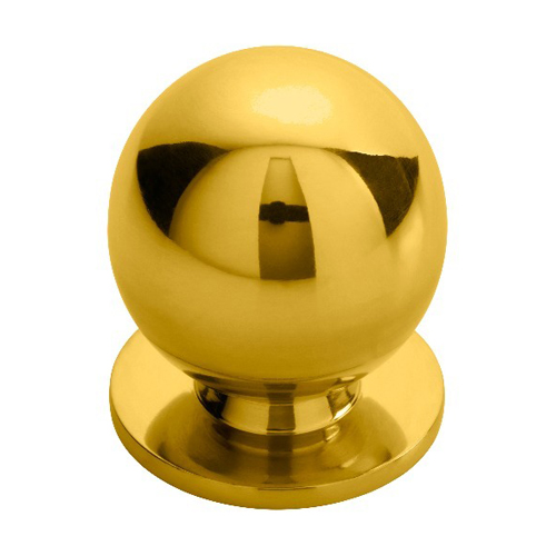 Carlisle Brass CH6C Ball Knob - Polished Brass 25mm (LEAD TIME: 2-3 DAYS)