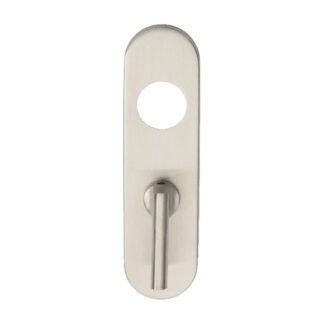 Eurospec CPRTL1170SSS 170 x 45 x 8mm Steelworx Radius Backplates Bathroom (57mm C/C) + Large Turn & Release (LEAD TIME: 2-3 DAYS)