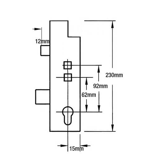 Fullex Crimebeater Genuine Gearbox - Lift Lever or Double Spindle - Image 2