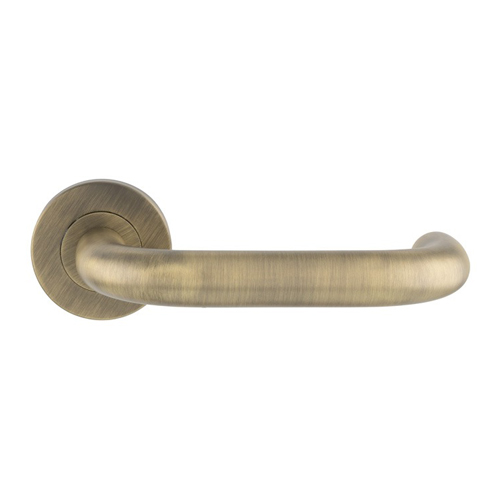 Eurospec CSL1190AB Nera Safety Lever On Sprung Rose Grade 304 (LEAD TIME: 2-3 DAYS)