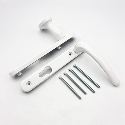 Fab & Fix Windsor Lever Moveable Pad UPVC Multipoint Door Handles - 92mm PZ Sprung 122mm Screw Centres - Image 6