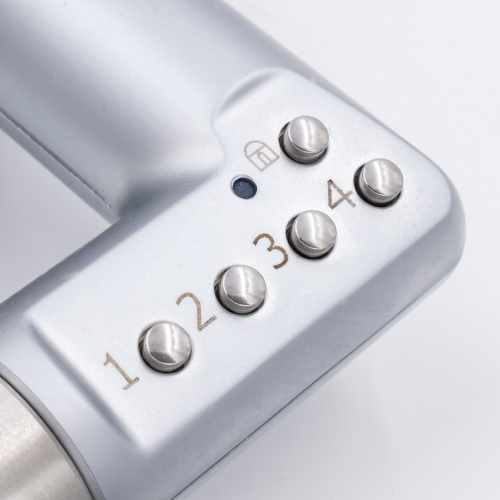 Union Codehandle Digital Lever on round Rose Furniture - Image 4