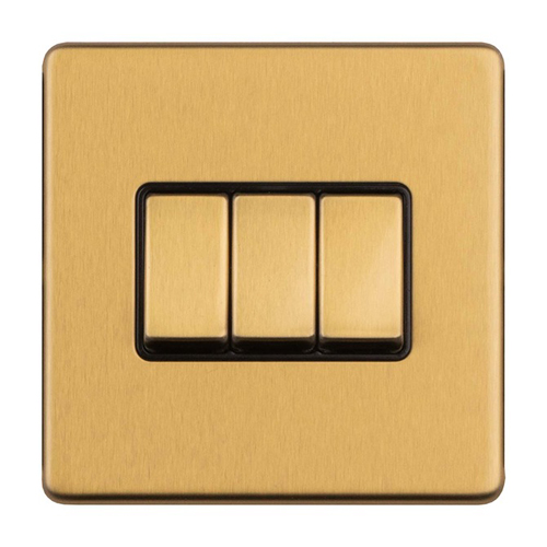 Eurolite ECSB3SWB 3-Gang 2-Way switch (LEAD TIME: 2-3 DAYS)