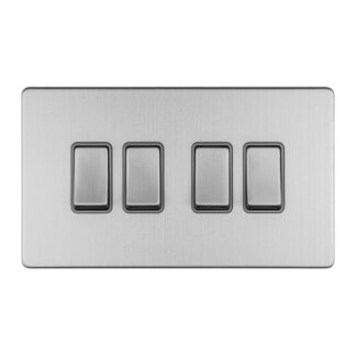 Eurolite ECSS4SWG 4-Gang 10Amp 2-Way Switch (LEAD TIME: 2-3 DAYS)