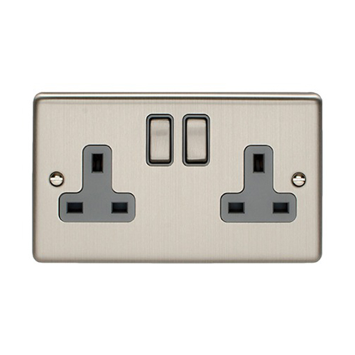 Eurolite EN2SOSSG 2-Gang Socket (LEAD TIME: 2-3 DAYS)