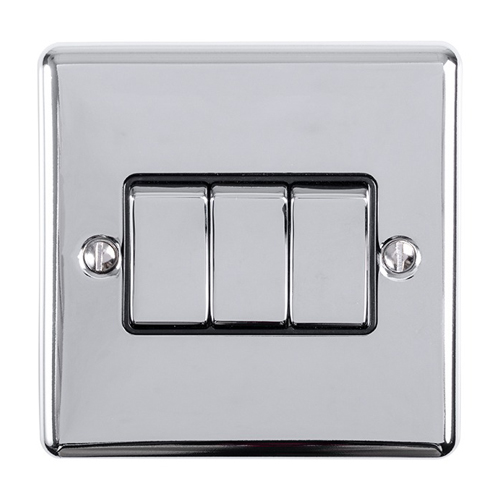 Eurolite EN3SWPCB 3-Gang Switch (LEAD TIME: 2-3 DAYS)