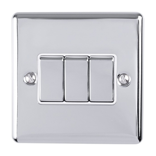 Eurolite EN3SWPCW 3-Gang Switch (LEAD TIME: 2-3 DAYS)