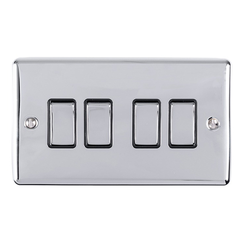 Eurolite EN4SWPCB 4-Gang Switch (LEAD TIME: 2-3 DAYS)