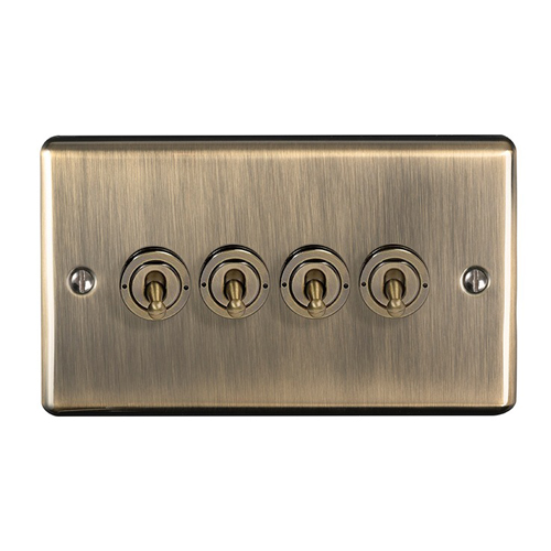 Eurolite ENT4SWABB 4-Gang Toggle Switch (LEAD TIME: 2-3 DAYS)