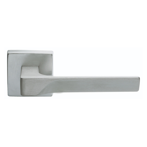 Manital FH5SC Flash Lever On Square Rose - Satin Chrome (LEAD TIME: 2-3 DAYS)