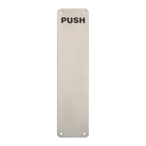 Eurospec FPP1352SSS Finger Plate Push (LEAD TIME: 2-3 DAYS)