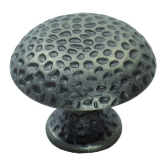 Carlisle Brass FTD585AAS Hammered Finish Knob 38mm (LEAD TIME: 2-3 DAYS)
