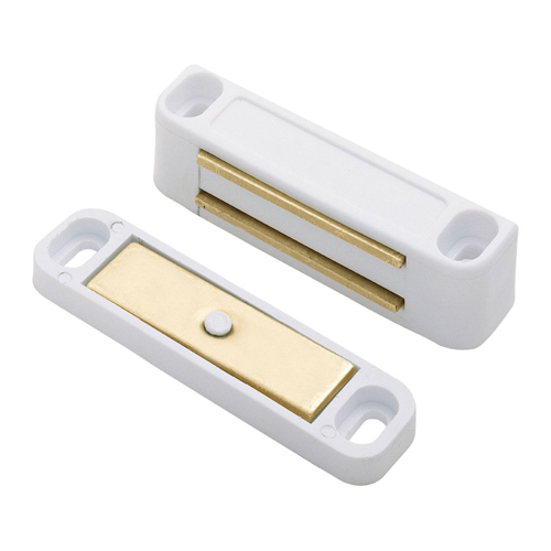 Carlisle Brass FTD835ANWH Deluxe Nylon Magnetic Catch (LEAD TIME: 2-3 DAYS)