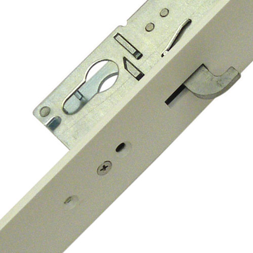 Fullex XL Latch 3 Hooks 2 Anti Lift Pins Flat 44mm White Faceplate Double Spindle Multipoint Door Lock - Image 4