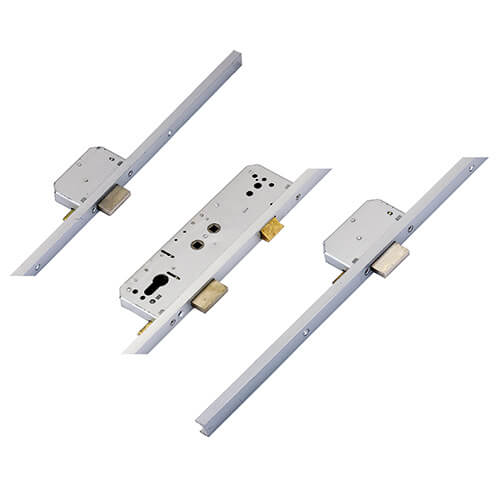 Gridlock C Series Latch 3 Deadbolts Single Spindle Multipoint Door Lock - Image 9