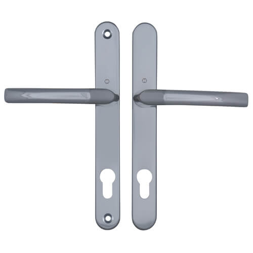 Hoppe Birmingham Sprung Lever Lever UPVC Multipoint Door Handles - 92mm PZ 215mm Screw Centres - Image 2