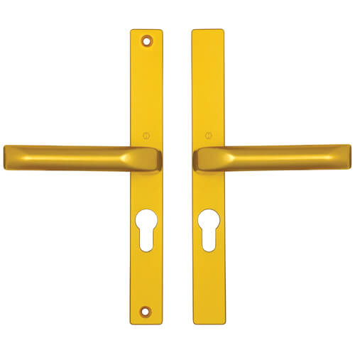 Hoppe London Lever Lever UPVC Multipoint Door Handles - 48mm PZ Sprung 215mm Screw Centres - Image 2