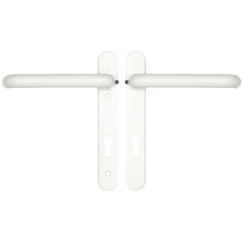 Hoppe Paris Extended Lever Lever UPVC Multipoint Door Handles - 92mm PZ Unsprung 122mm Screw Centres - Image 3