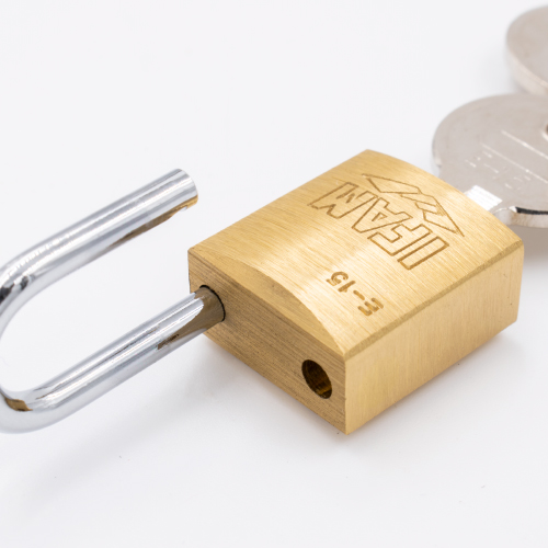 Ifam E Series 15mm Open Shackle Brass Padlock - Image 4