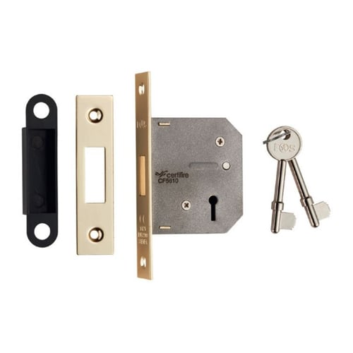 Eurospec LDE5325EB Lever Deadlock 64mm (LEAD TIME: 2-3 DAYS)