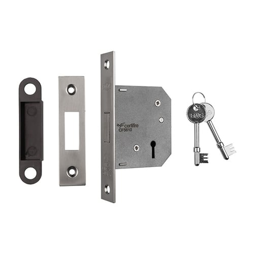 Eurospec LDE5325SN Lever Deadlock 64mm (LEAD TIME: 2-3 DAYS)