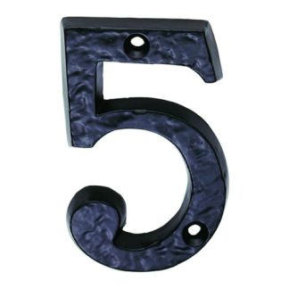 Carlisle Brass LF55495 Numeral 5 (Face Fix) (LEAD TIME: 2-3 DAYS)