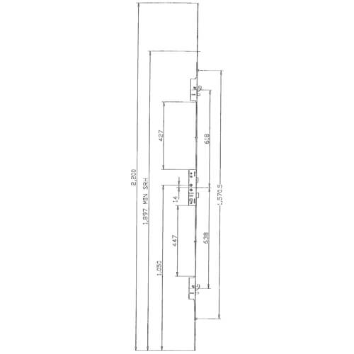 Lockmaster Latch Deadbolt 2 Hooks 2 Anti Lift Pins 2 Rollers Lift Lever or Double Spindle Multipoint Door Lock - Option 2 - Image 2