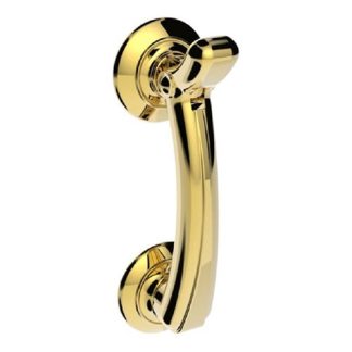Carlisle Brass M43 Door Knocker On Rose (LEAD TIME: 2-3 DAYS)