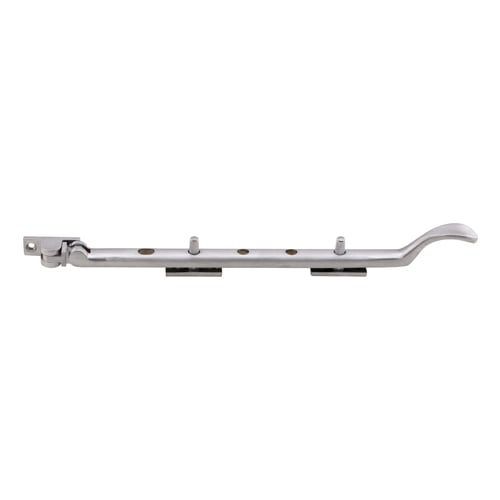 Carlisle Brass M44CSC Victorian Casement Stay 210mm - Satin Chrome (LEAD TIME: 2-3 DAYS)