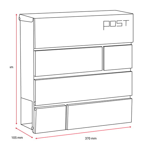 Phoenix MB0120 Series Letter Boxes (LEAD TIME: 2-3 DAYS) - Image 2