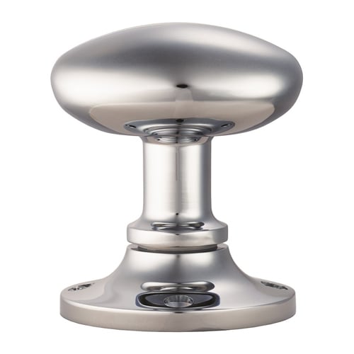 Carlisle Brass MK001CP Oval Mortice Knob (LEAD TIME: 2-3 DAYS)