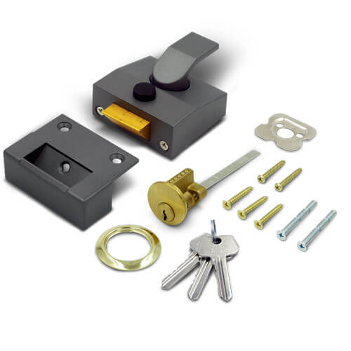 TSS 6 Pin Modern Deadlocking Nightlatch 40mm - Image 2