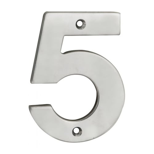Eurospec NUM10105SSS Numerals Number 5 (LEAD TIME: 2-3 DAYS)