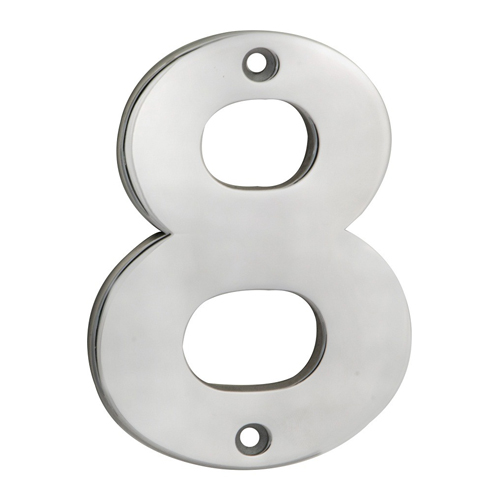 Eurospec NUM10108SSS Numerals Number 8 (LEAD TIME: 2-3 DAYS)