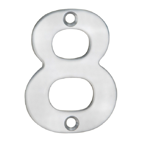 Eurospec NUM10508SSS Numerals Number 8 (LEAD TIME: 2-3 DAYS)
