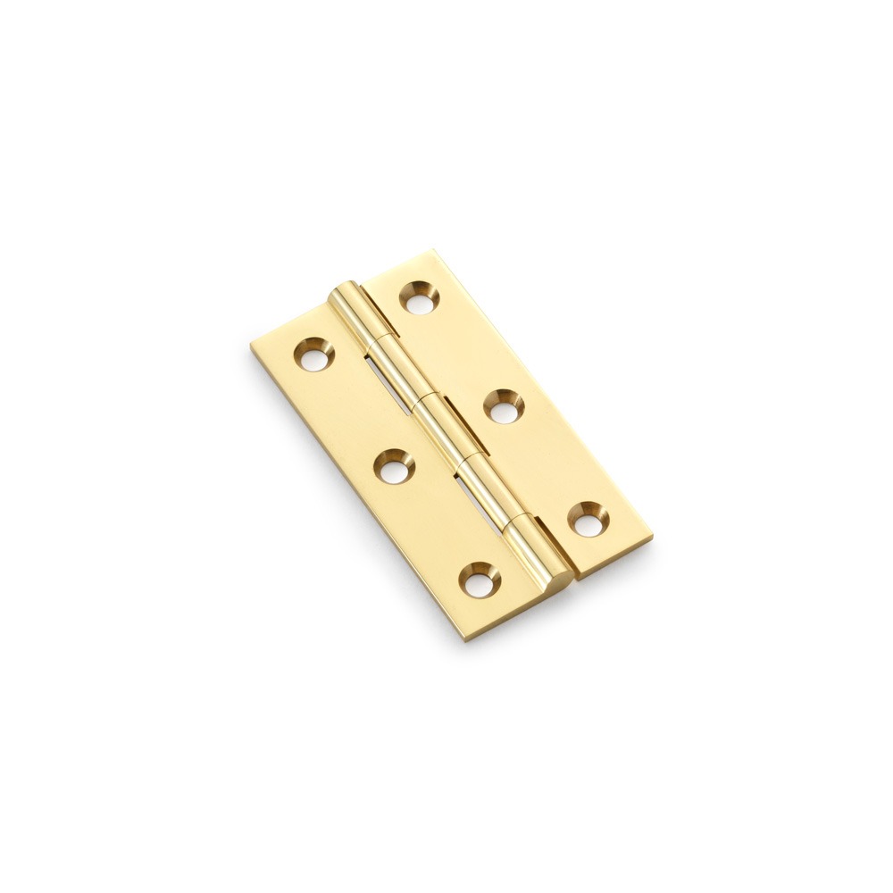 Alexander & Wilks AW064-CH-PB Solid Brass Butt Hinge - Polished Brass 25" (LEAD TIME: 2-3 DAYS)