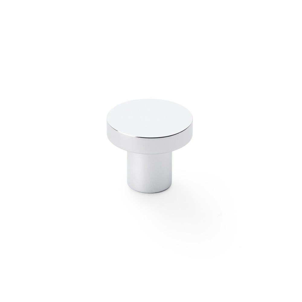 Alexander & Wilks AW821-30-PC Hanover Plain Cupboard Knob - Polished Chrome Knob 30mm (LEAD TIME: 2-3 DAYS)